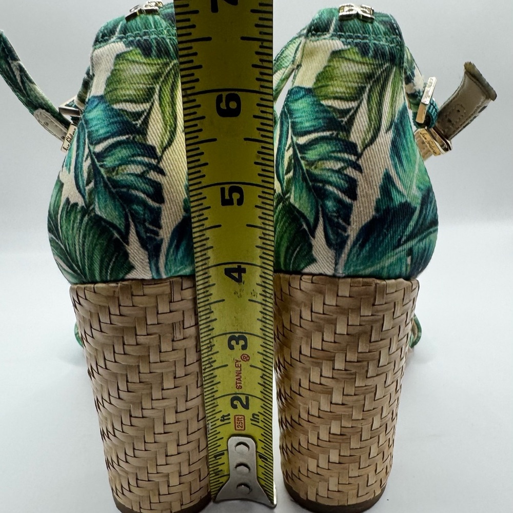 Sam Edelman Tropical Block Heel Sandals with Ankle Strap Size 6.5 - Picture 6 of 11
